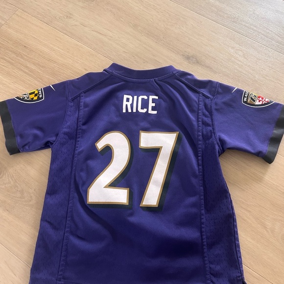 NFL Purple Jersey Baltimore Ravens Athletic Mesh - Picture 2 of 5